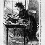 Jo March in a garrett illustration
