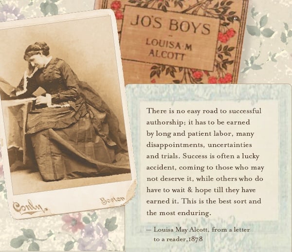 Louisa May Alcott quote on writing
