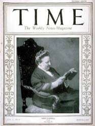 Amy Lowell, Time magazine cover 1925