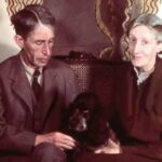 Virginia Woolf, Leonard Woolf, and dog
