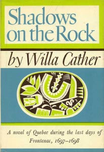 Shadows on the rock by Willa Cather cover