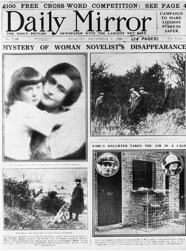 agatha christie 1926 disappearance
