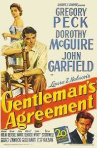 Gentleman's Agreement 1947 movie poster