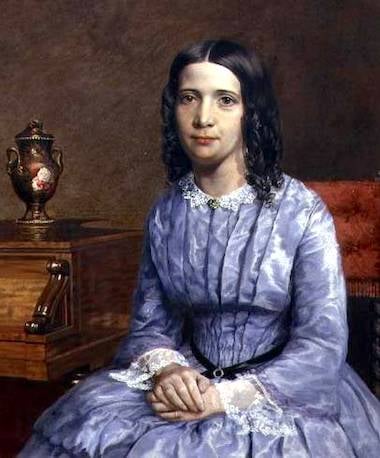 Portrait of Elizabeth Barrett Browning by John Brett