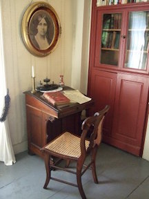 Louisa May Alcott's desk at Orchard House