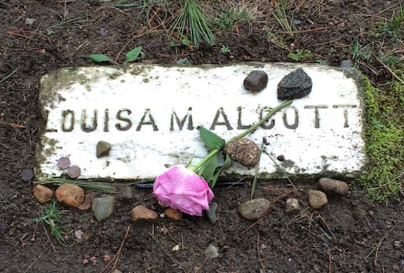Louisa May Alcott's grave