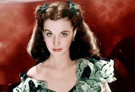Vivien Leigh as Scarlett O'Hara