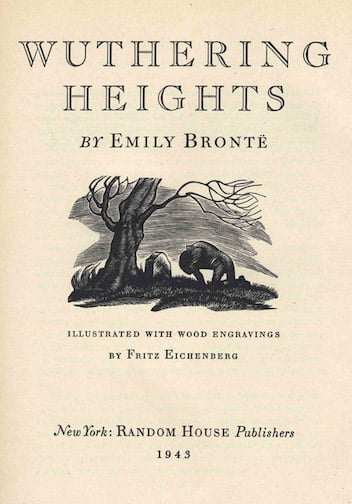 Wuthering Heights 1943 edition fronticpiece