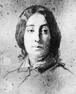 George Sand - drawing