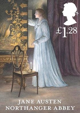 Jane Austen Stamp Northanger Abbey 2013