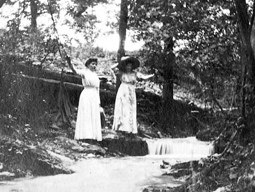 Laura Ingalls Wilder with her daughter Rose
