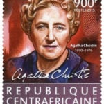 Agatha Christie Stamp - Republique Centrafricaine