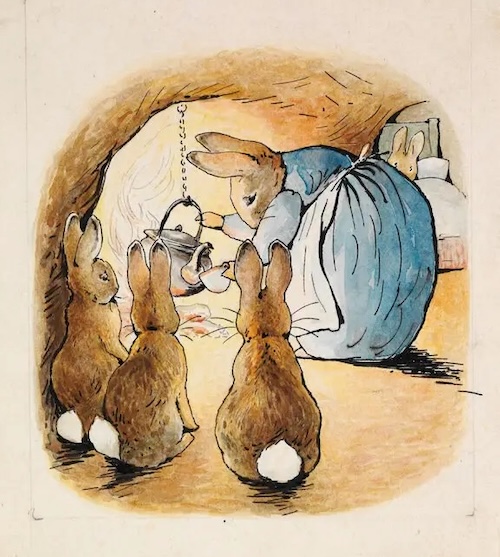 Illustration from Peter Rabbit by Beatrix Potter