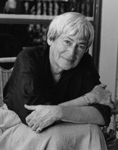 Ursula K Le Guin, photo by Marian Wood Kolisch wikimedia