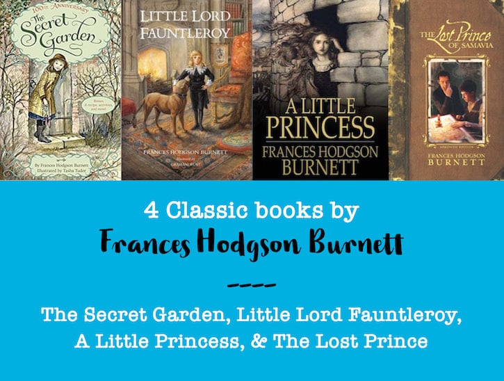 4 classic books by Frances Hodgson Burnett