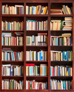 Old bookshelf