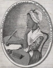 Phillis Wheatley, first African-American poet