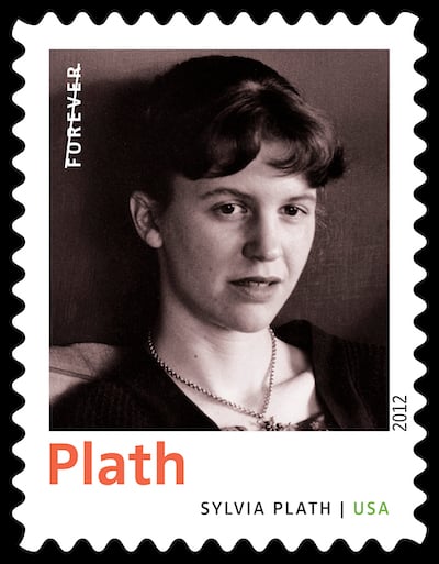 Sylvia Plath 2012 USPS stamp
