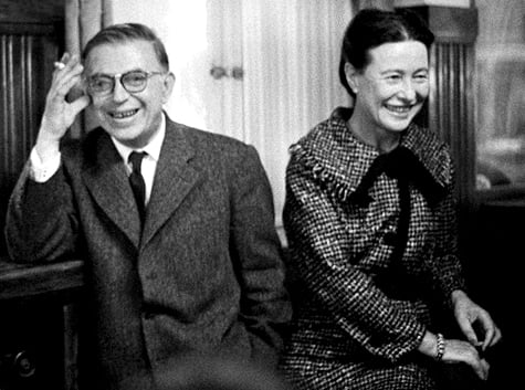 Jean-Paul Sartre and Simone de Beauvoir