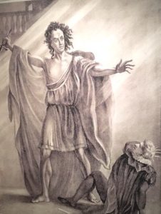 Frankenstein on stage, 1823