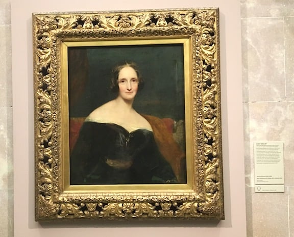 Mary Shelley portrait by Richard Rothwell, 1831