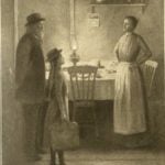anne shirley with matthew and marilla cuthbert