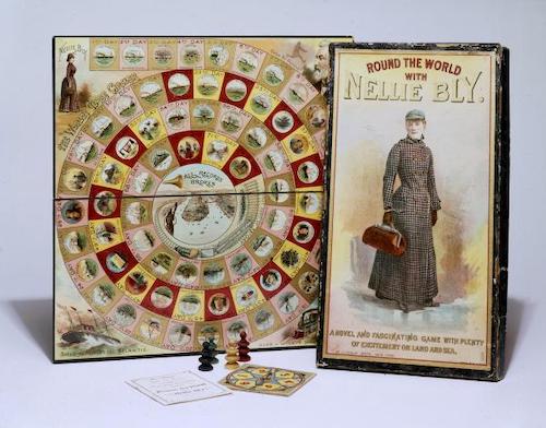 Nellie Bly Board Game 1890