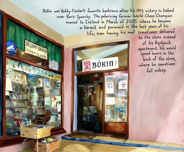 Bokin bookstore in Reykjavik