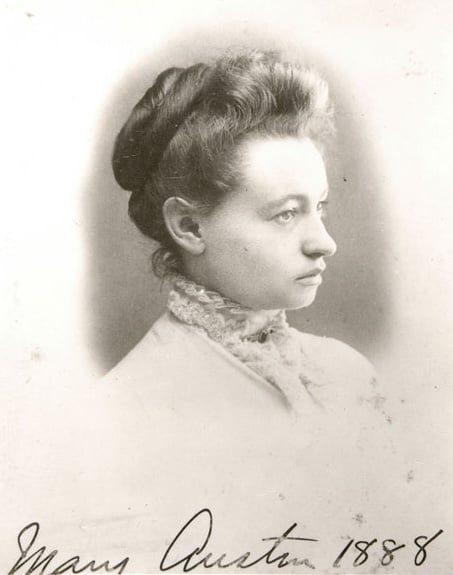 Mary Hunter Austin, 1888