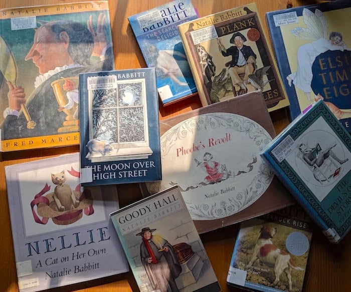 Natalie Babbitt Assorted Covers on Table