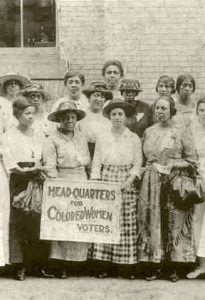 African American women suffragists