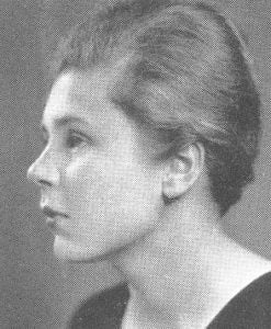 Elizabeth Bishop 1934 Vassar yearbook portrait