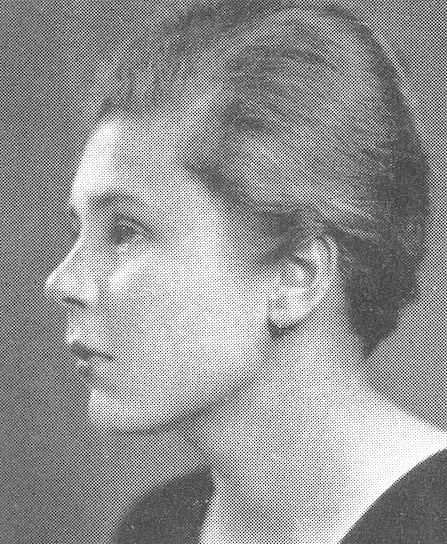 Elizabeth Bishop 1934 Vassar yearbook portrait