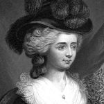 English author Fanny Burney in 1782