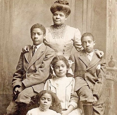 Ida B. Wells and family