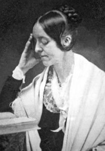 Margaret Fuller in profile