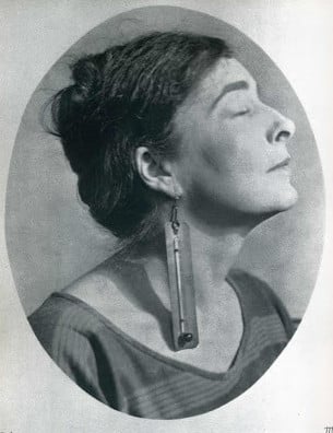 Mina Loy 1917 by Man Ray