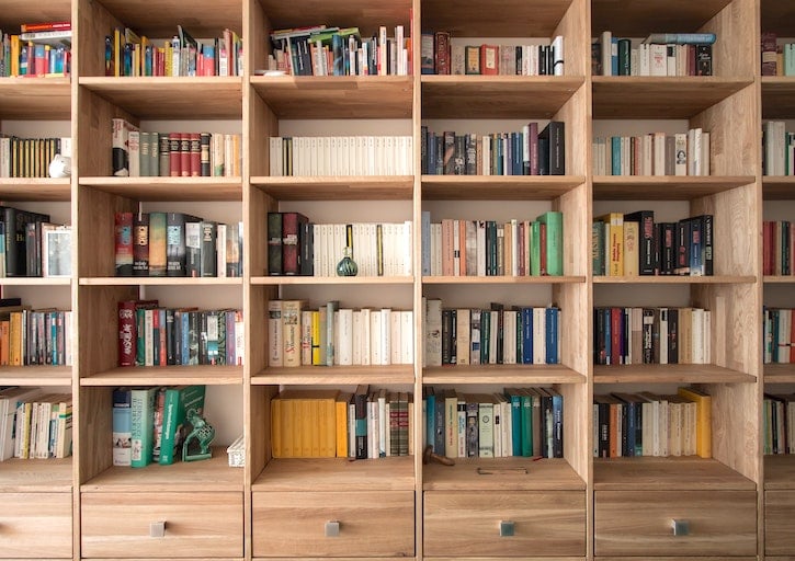Farmhouse style library