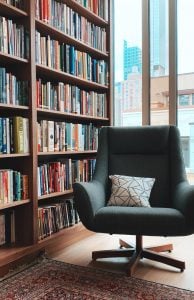 Modern home library
