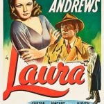 Laura by Vera Caspary 1943 film poster
