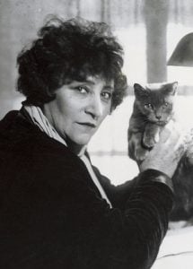 Colette and her cat
