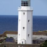 Godrevy Lighthouse in Cornwall, UK