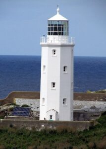 Godrevy Lighthouse in Cornwall, UK