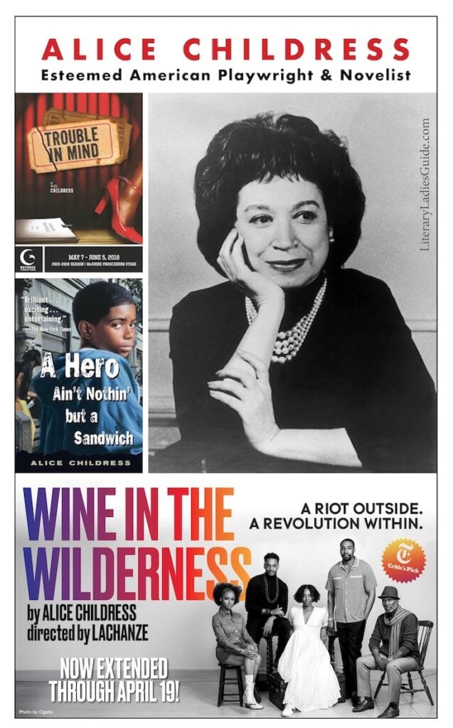 Alice Childress, American playwright
