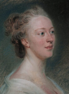 Isabelle Agneta van Tuyll by Maurice Quentin de La Tour
