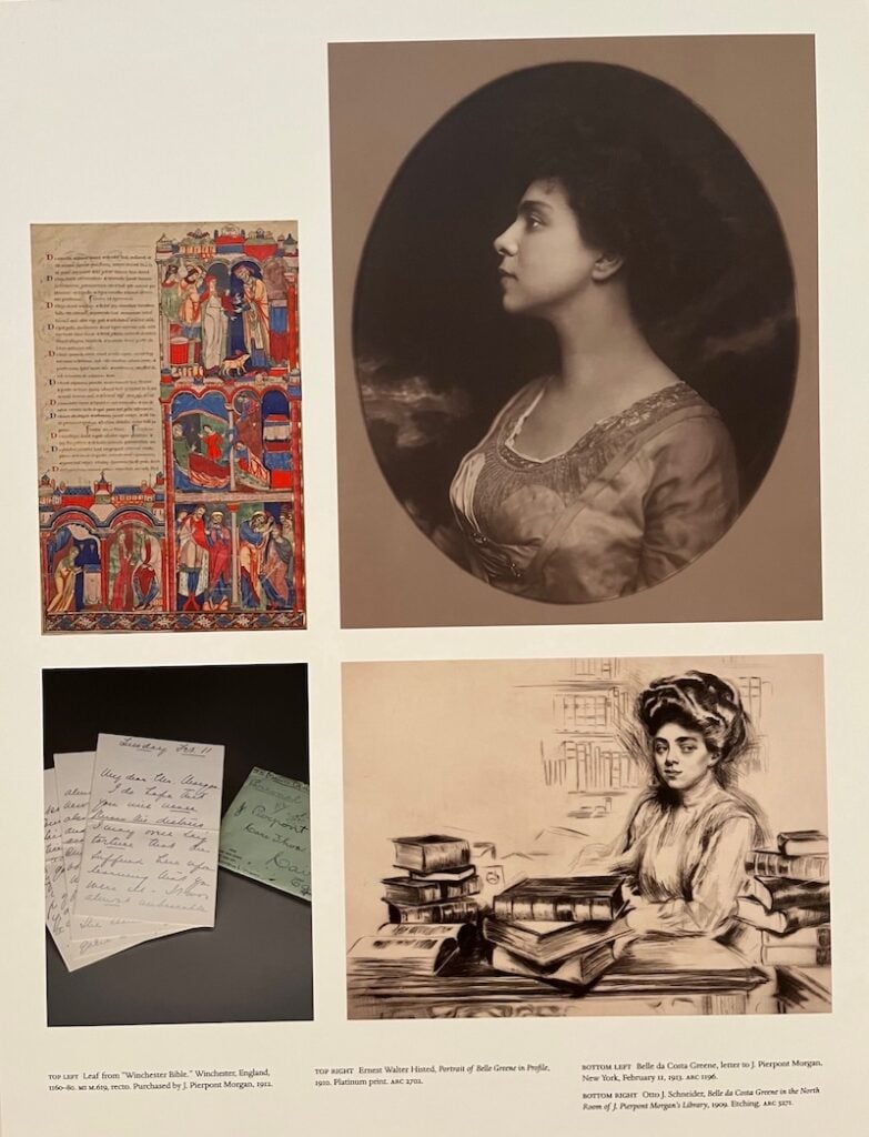Belle da Costa Greene poster in the Morgan Library