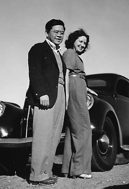 James Wong Howe and Sanora Babb, 1937 by Dorothy Babb
